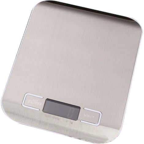 Mini balance électronique portable à affichage numérique pour la cuisine et la pâtisserie, haute précision, 10 kg/22 lb, base blanche-AquaForge (1/5)