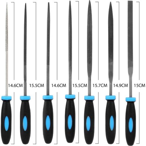 Ensemble d'outils de lime, ensemble de 13 limes en plastique et de brosses de nettoyage (1/3)
