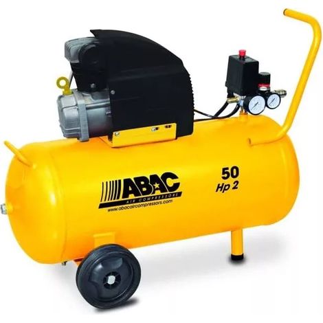 compressore aria lubrificato abac "monte carlo b20" 50l 2hp (1/10)