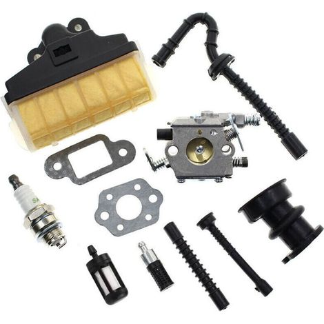 Vergaser passend für Kettensägen 021 023 025 MS210 MS230 MS250 für WT-286 WT-215 für C1Q-S11E C1Q-S11G 11231200603 1123-120-0605 (1/4)