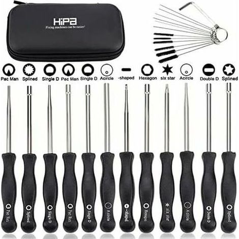 Set of 12 tools of adjustment of carburetor and screwdriver of adjustment for engine to 2 time, for cutters, chainsaws Poulan, Husqvarna, STHIL, Echo. (1/4)