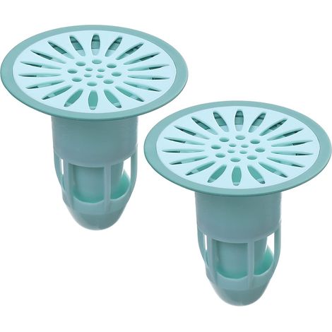 Clapet anti-retour pour siphon de douche, lot de 2 unités, couleur verte, anti-odeurs, pour le contrôle des odeurs dans les salles de bains et les cuisines.-AquaForge (1/2)