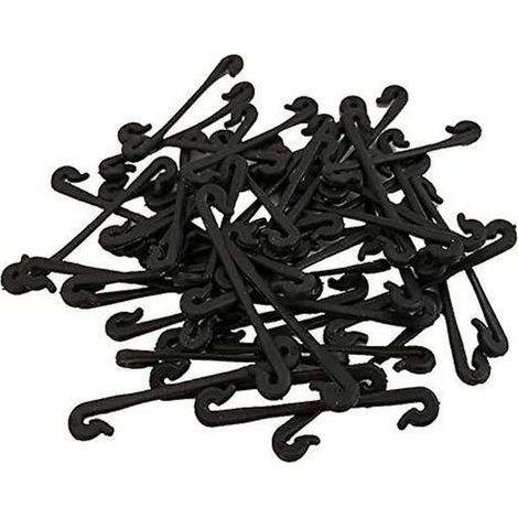100pcs vignes Attache attachée Boucle Crochet Plante greffe de légumes Clips de la Serre agricole Fournitures (1/5)