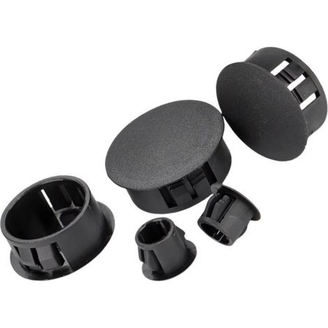 Bouchons de trou de 20 mm, cache-trous en plastique à clipser (lot de 10)