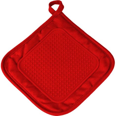 Manique de Cuisine en Silicone "Cuistot" 19cm Rouge (1/2)