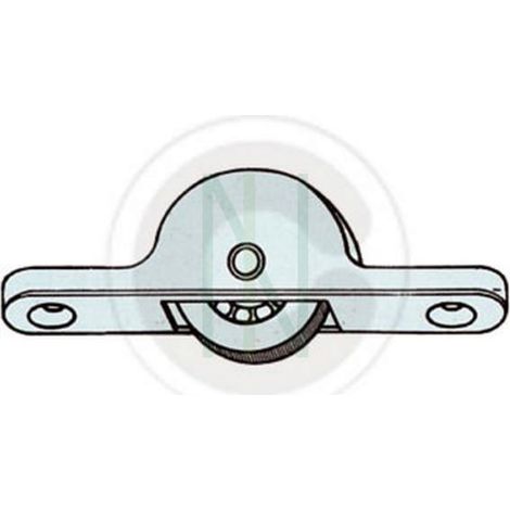 50 piA ces Chariot cimentA  OMGE avec roue pour portes coulissantes diamA tre 18 mm