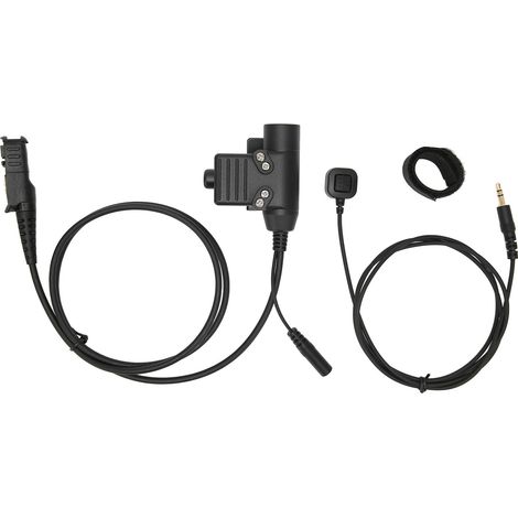 Micro PTT à doigt pour MOTOROLA XiR P6600 P6620 DP2400 MTP3250 DEP550 MTP3550 MTP3150, adaptateur mains libres (1/5)