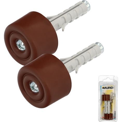 Türstopper Maurer Nylon 2 Stück braun 15x7 cm