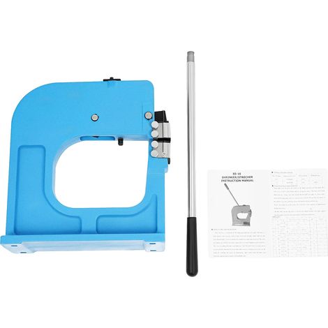 Reductor y extensor de chapa metálica, funcionamiento manual, compatibilidad versátil, color azul. (1/2)