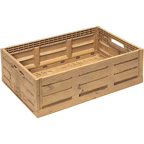 Bac Pliable Aspect Bois L600xP400xH190 mm - Matériel CHR Pro (1/2)