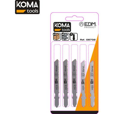 3 Set 5 Lames De Replacement De 08705 -- 08754 Koma Tools (1/3)