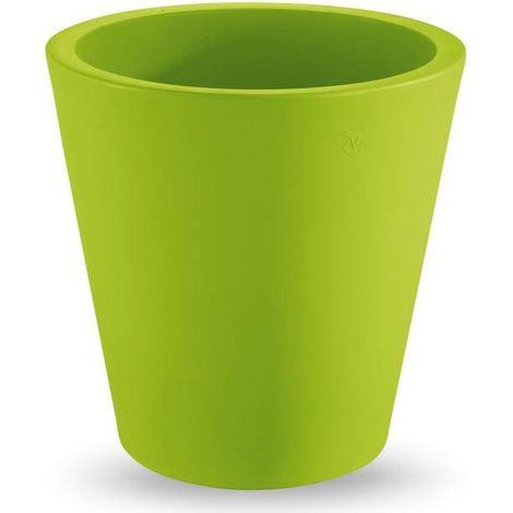 Vaso Cosmos Single Tondo 45 cm - Grigio Fumo (1/5)