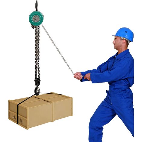 Treuil manuel, capacité de 2000 kg, contrôle vertical, 2T (1/5)