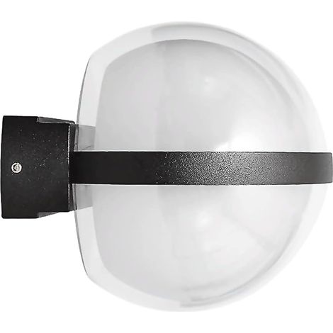 murale d'extérieur Earth,  murale en métal avec double abat-jour en acrylique + verre,  murale moderne 10W-LED étanche (IP55), éclairage décoratif sphérique côté piscine Wall (1/5)