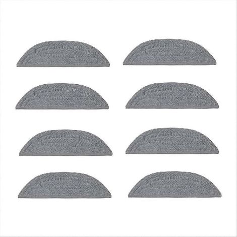Lot de 8 chiffons de nettoyage pour accessoires d'aspirateur robot Roborock G20S S8 Max Ultra (1/5)