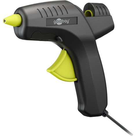 Pistola de pegamento Goobay 77824 80W boquilla segura plegable