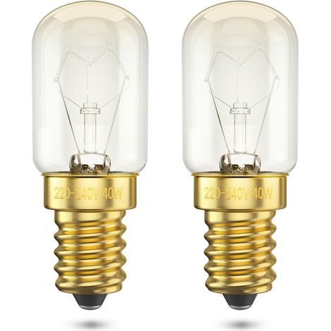 E14 bulb, 42W, Dimmable, 300°C resistant, Oven/Fridge safe (1/5)