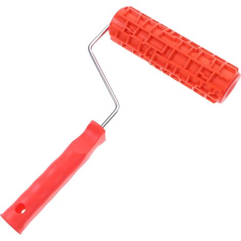 Gummi-Farbroller mit strukturiertem Griff für Maserungseffekte und Reliefmuster an Wänden und für die DIY-Wanddekoration