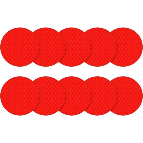 CSPARKV 10 pcs Reflective Strips - Reflective Tape  High Visibility Waterproof Safety Stickers for Car, Warning Tape  Motorcycle Decoration Safety Reflective Tape, (1/5)