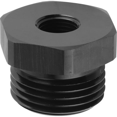 AN-10 Bouchon fileté droit à tête hexagonale ORB avec joint torique NBR, en aluminium réutilisable (1/5)