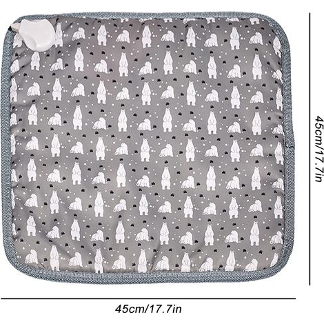 Tappetino riscaldato per cani e gatti, tappetino riscaldante elettrico per animali domestici, coperta riscaldante elettrica, tappetino riscaldante impermeabile anti-morso per animali domestici con tem (1/4)