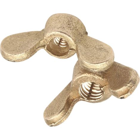 Écrou à Oreilles Fixations M4 M5 M6 M8 M10 M12 M14 M16 M20 Laiton Écrou Papillon Capuchon de Boulon Vis à Main Matériel (1/5)