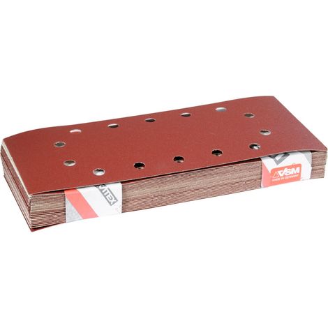 VSM Schleifpapier-Set 50-teilig Lochung 14fach, Körnung: 80 (1/2)