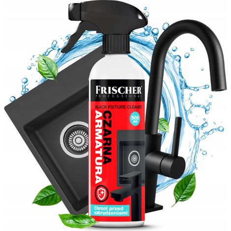 Líquido limpiador para grifería negra frischer 0,5 l
