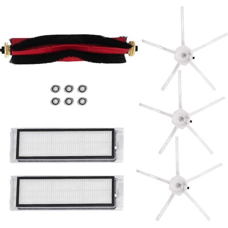 Filtre pour aspirateur brosse pour aspirateur Filtre de brosse pour aspirateur filtre de avec Xiaomi Roborock S5 Max S6 Pure MaxV S50 S51 S55 S60 S65 S5 S6 Aspirateur Main Side Brosse HEPA Filtre (1/5)