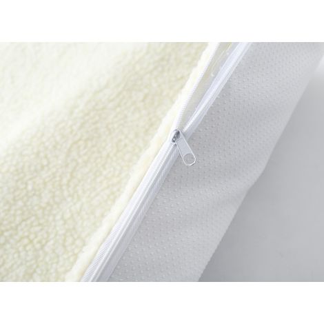 Tapis Auto-Chauffant pour Chats et Chiens, Coussin Chauffant pour Chats Sans Batteries Chargées, Couverture Chat Douce et Lavable M 64x49cm - Blanc (1/3)