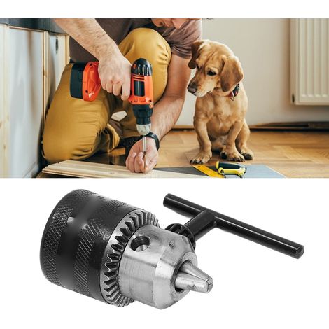 Adaptateur pour mandrin de perceuse électrique à percussion, tige carrée/ronde, mandrin de 1,5 à 10 mm. (1/5)