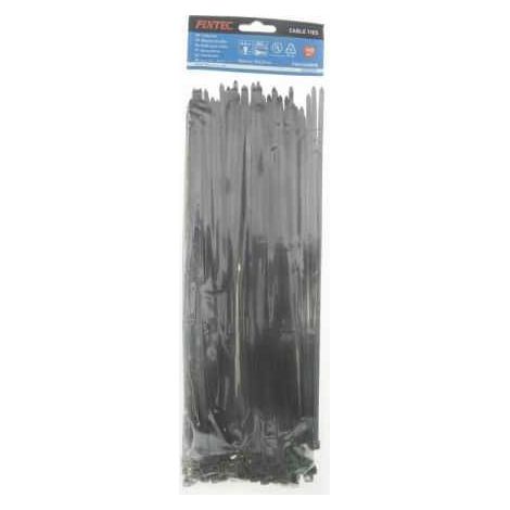 Lot de 100 attache-câble noire 4,6 x 300 mm - Fixtec (1/3)