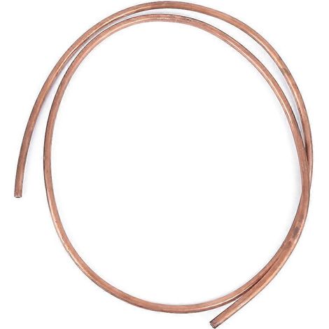 2 m C1100 T2 Kupferrohr, flexibler Spiralschlauch für Klimaanlagen und Kühlschränke, Außendurchmesser 10 mm / Innendurchmesser 8 mm