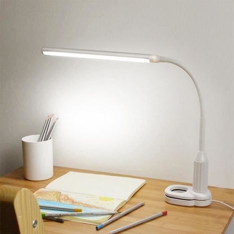 Lampe à poser - LED Eye Protect Lampe de bureau veilleuse Lampe de chevet/table USB pliable à capteur tactile Contrôle (1/4)