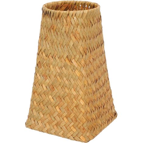 Vase Décoratif en Bambou Tressé de Style Européen pour Bureau et Maison, Organiseur de Stylos Stable Design Créatif et Atmosphère Artistique (1/5)