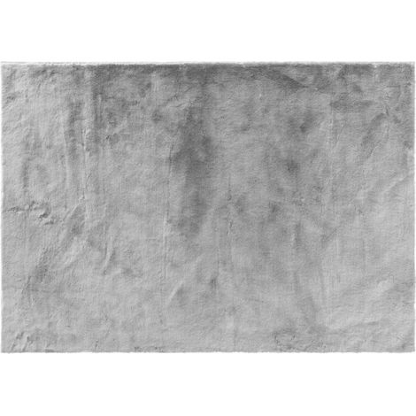 Tapis Imitation Fourrure "Feline" 120x170cm Gris (1/5)