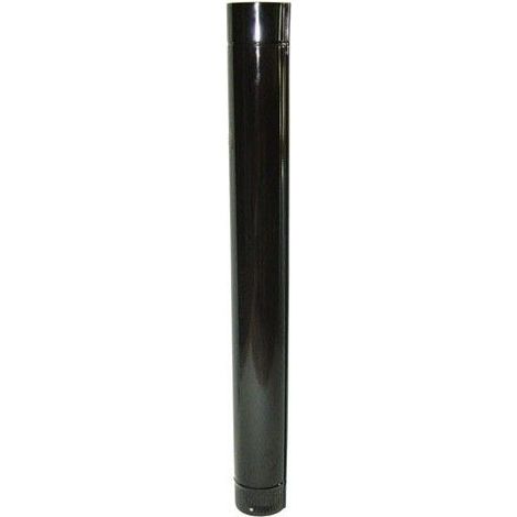 Wolfpack Linea Profesional Tubo per camino nero Ø 150 mm 1 metro
