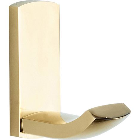 Gancio da parete per asciugamani da bagno, gancio da cucina dorato, gancio per vestiti in ottone con ventosa forte, gancio per portachiavi, borsa, appendiabiti, 1 pezzo, oro (1/5)