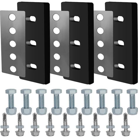 3/8 Zoll Schneefräsen-Laufrad-Reparatursatz, 3er-Pack Schneefräse mit Gummiblättern, Universal-Reparaturmaschine der Stufe 2 (1/4)