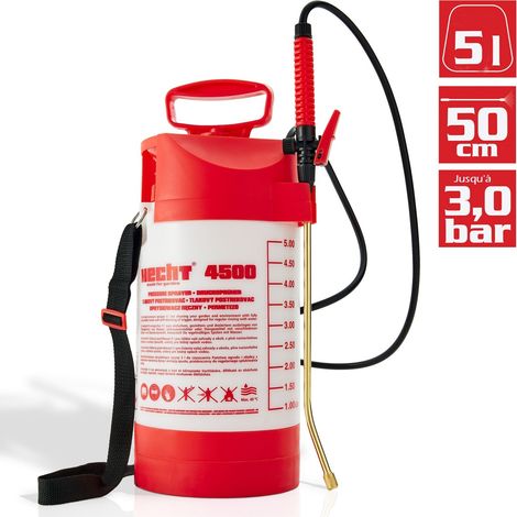 Hecht 4500 Pulvérisateur de liquides de jardin jusqu'à 3,0 bar tuyau 1,3m avec bandoulière (1/5)