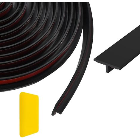 4 Meters Barre de Seuil Adhesive Barre de Seuil en T Seuil de Porte Adhesif Transition de Sol Threshold Protector Profilé en T pour Sol Stratifié Compatible Avec Tous Les Types de Sols (1/5)