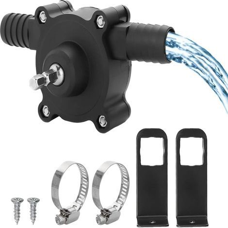 Elektrisk Borrpump för Vatten, Bensin, Olja, Diesel, Vätskeöverföringspump, Mini Handhållen Självsugande Snabb Pumpningshastighet (BT) (1/5)