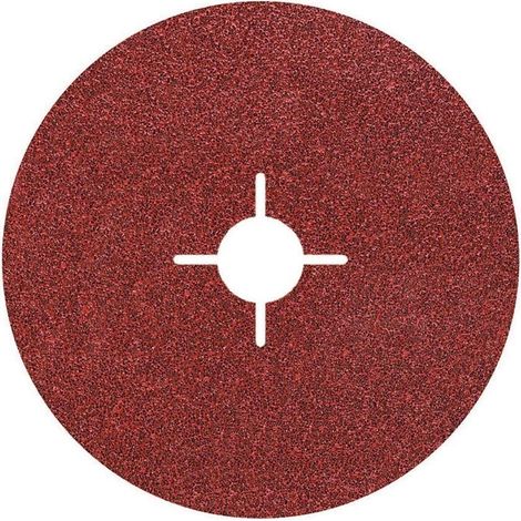 Disques fibre pour Meuleuse Grain 60 Diamètre 12 mm Lot de 5 (1/2)