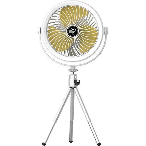 Akkubetriebener Tischventilator mit 360°-Drehung – Mini-Ventilator für bessere Kühlung in Zimmer, Büro und auf Reisen