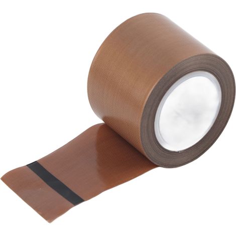 Ruban PTFE haute température 0,18mm pour isolation étanche, rouleau 50mm x 10m résistant à la chaleur pour scelleuse et emballage. (1/5)
