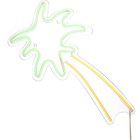 Enseigne lumineuse LED néon palmier, lampe décorative élégante alimentée par USB pour les pièces, design compact et durable, convient aux chambres, bureaux, bars et autres lieux. (1/5)