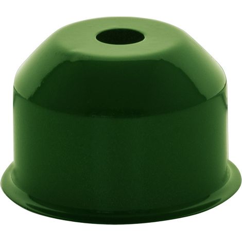 Lámpara interlusa metal E27 verde 35 cm altura
