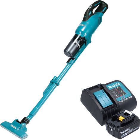 Aspiradora con batería Makita DCL 286 FST 18 V 0,25 l sin escobillas + 1 batería 5,0 Ah + cargador (1/5)