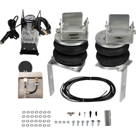 2x Luftfederung Federbalg +12 V Kompressor Set Für Ford Transit Bj. 2001-20202X Luftfederung Hinten + 12V Kompressor Kit for Ford Transit TWIN RWD 350 RWD (1/5)