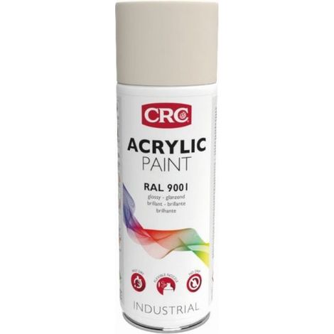 6 Pinturas acrílicas de acabado 520 ml - 400 ml Antióxido Blanco crema RAL 90